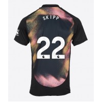 Camiseta Leicester City Oliver Skipp #22 Segunda Equipación Replica 2024-25 mangas cortas